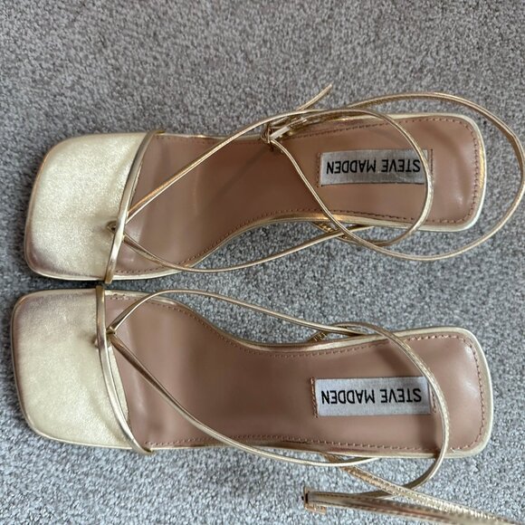 Steve Madden Annie Heels - Champagne - Picture 6 of 11